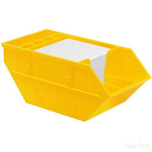 Memobox container geel