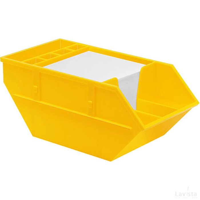 Memobox container geel