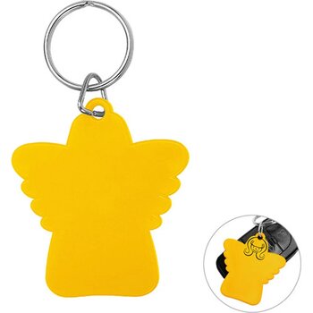 Sleutelhanger beschermengel geel