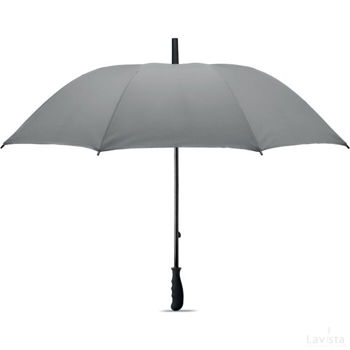 Reflecterende paraplu Visibrella mat zilver