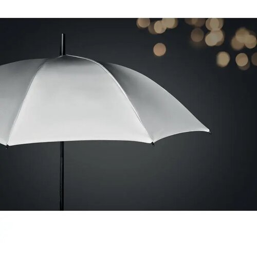 Reflecterende paraplu Visibrella mat zilver