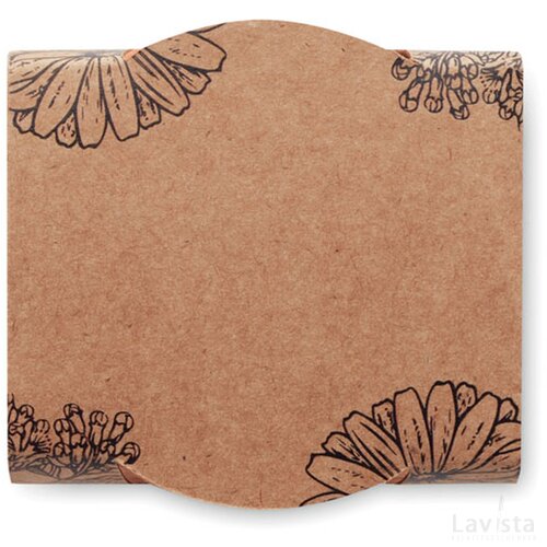 Potje vergeet-me-nietjes Forget me not hout