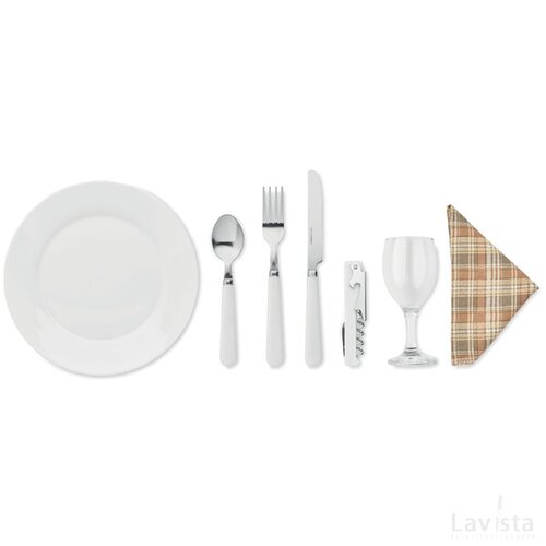 2-persoons rotan picknickmand Mimbre hout
