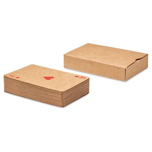 Speelkaarten van recycled papie Aruba + beige
