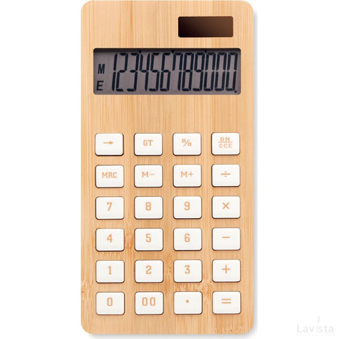 Bamboe rekenmachine Calcubim hout