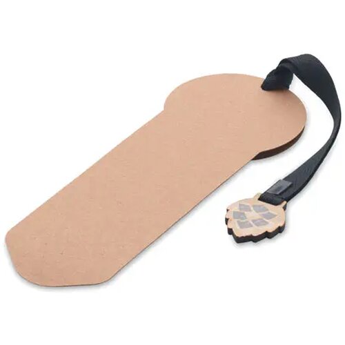 Bladwijzer pijnboomzaad Growbookmark™ Beige