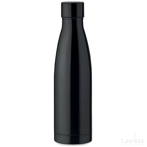 Dubbelwandige drinkfles 500 ml Belo bottle zwart