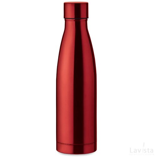Dubbelwandige drinkfles 500 ml Belo bottle rood
