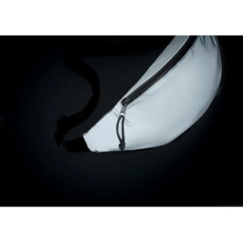 Reflecterende heuptas Visiwaist mat zilver