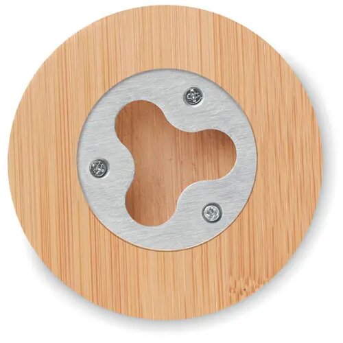 Bamboe onderzetter met opener Dakai hout