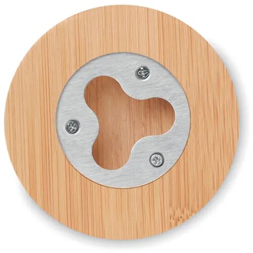 Bamboe onderzetter met opener Dakai hout