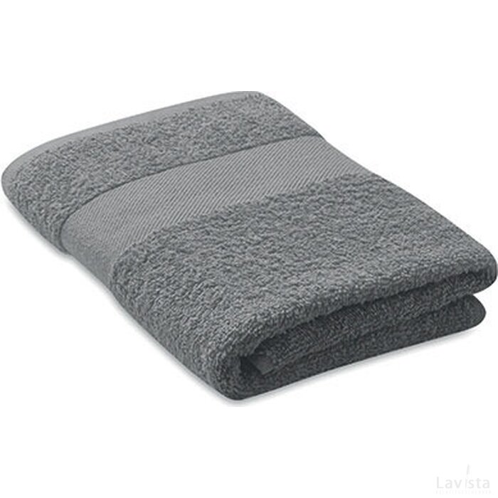 Handdoek organisch 100x50 Terry grijs