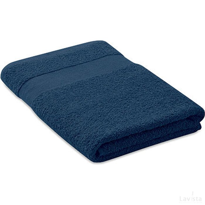 Handdoek organisch 140x70 Perry blauw