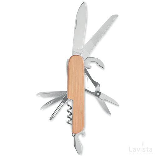 Bamboe zakmes met 9 functies Lucy lux hout