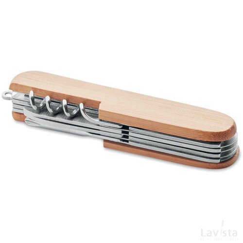 Bamboe zakmes met 9 functies Lucy lux hout