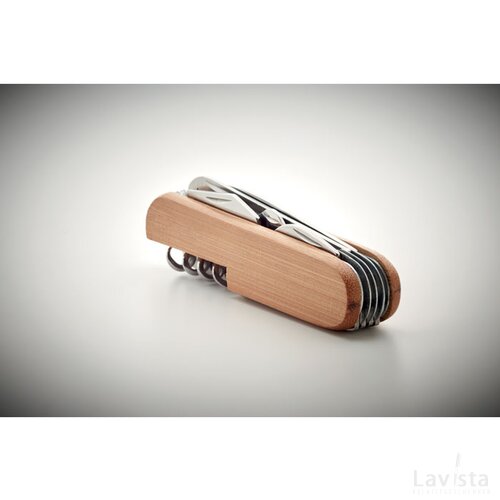Bamboe zakmes met 9 functies Lucy lux hout