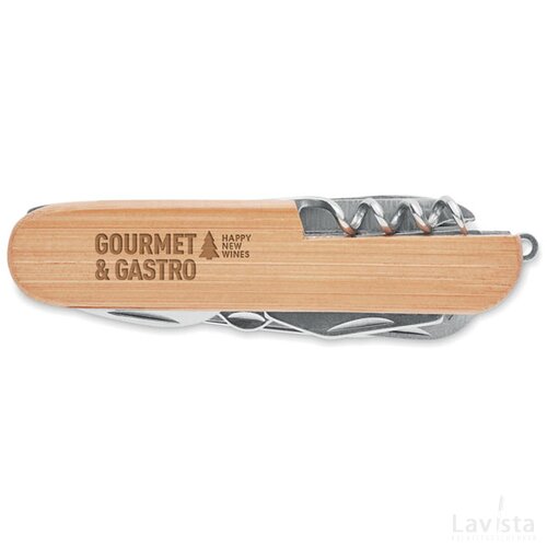 Bamboe zakmes met 9 functies Lucy lux hout