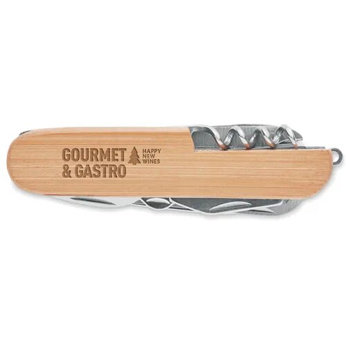 Bamboe zakmes met 9 functies Lucy lux hout