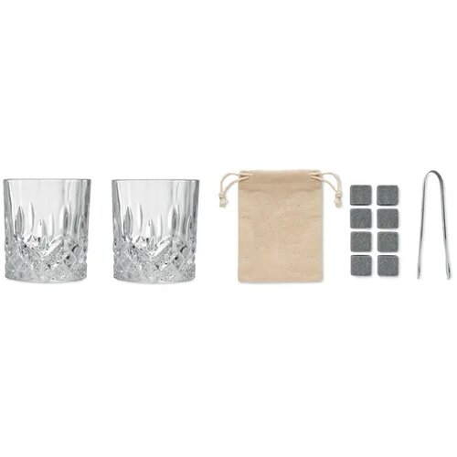 Luxe whiskey set in bamboe box Inverness hout