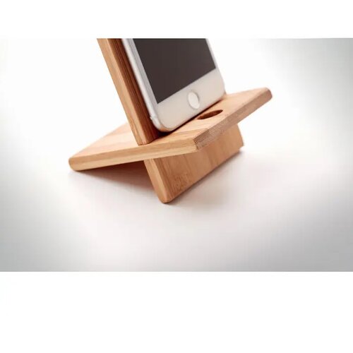 Bamboe bureau telefoonhouder Bruin