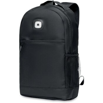 Rpet rugzak met cob licht Urbanback zwart