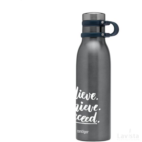 Contigo® Matterhorn Metallic 590 Ml Drinkfles Gunmetal