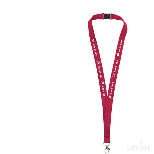 Lanyard Safety Rpet 2 Cm Keycord Rood
