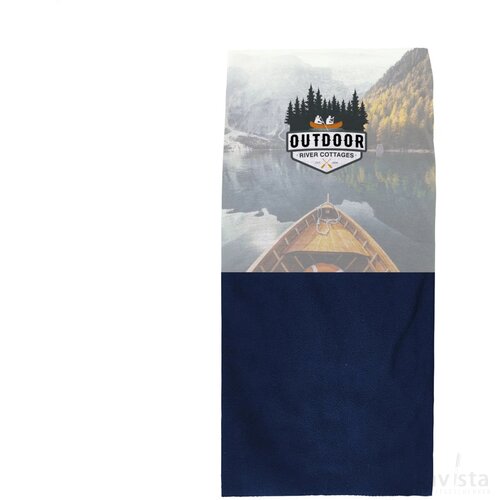 Fleece buff Marineblauw