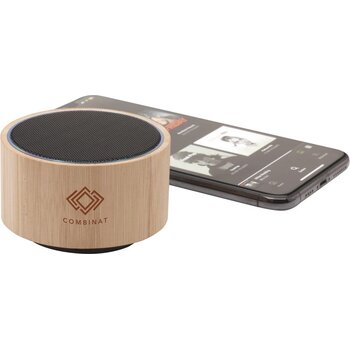 Wave Bamboo Wireless Speaker Draadloze Speaker Bamboe