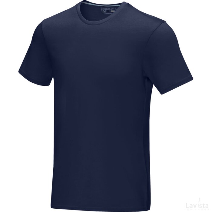 Azurite heren T-shirt met korte mouwen GOTS biologisch textiel Navy