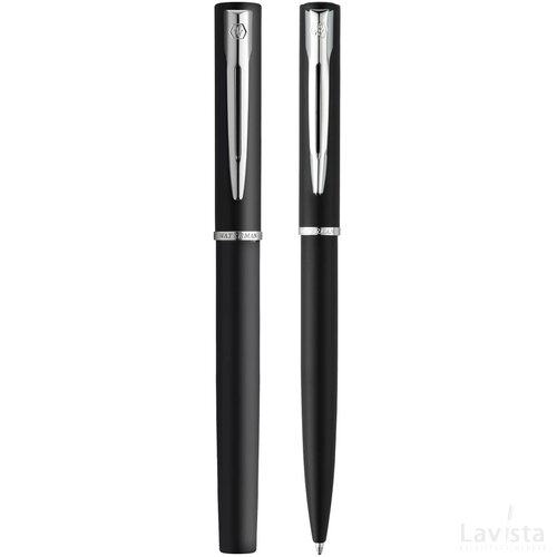 Allure balpen en rollerballpen set Zwart