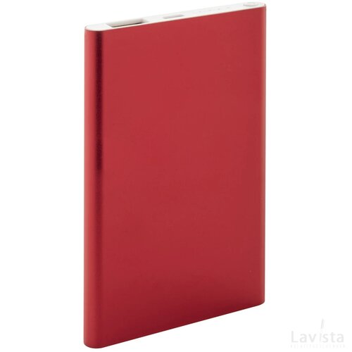 Flatfour Powerbank Rood