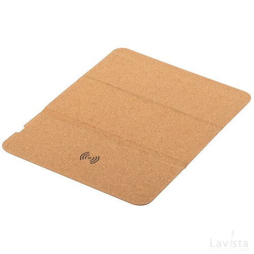 Muismat met draadloze oplader Naturel