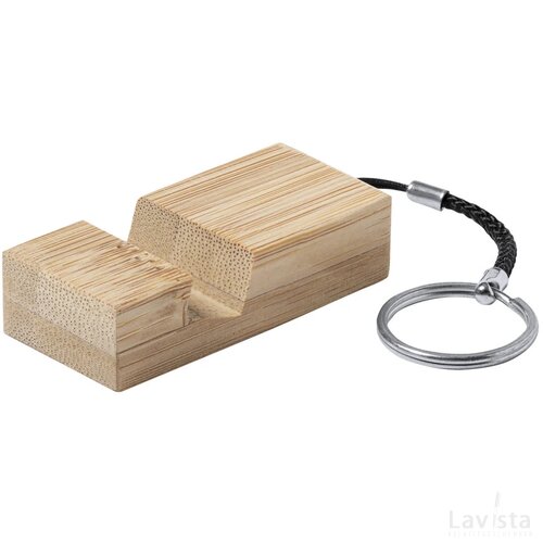 Maros Sleutelhanger En Mobiele Houder Bruin