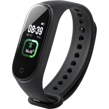 Horloge met gezondheidsfuncties Zwart