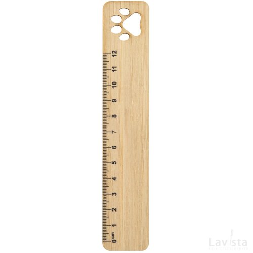 Rooler Bamboo Lineaal, Poot Naturel