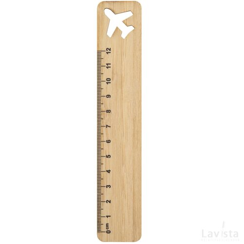 Rooler Bamboo Lineaal, Poot Naturel