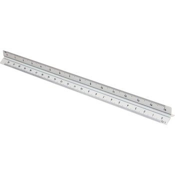 Thirty Scalimeter Liniaal Zilver