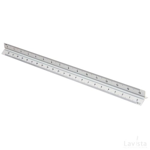 Thirty Scalimeter Liniaal Zilver