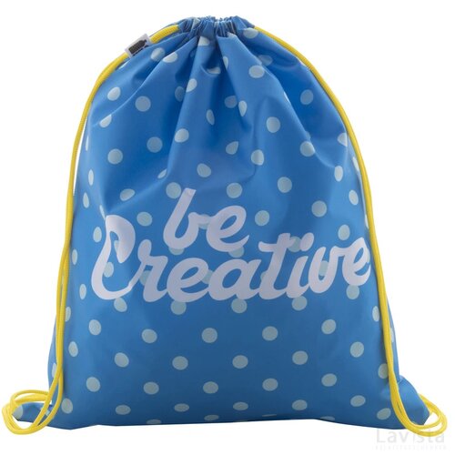 Creadraw Rpet Custom Made Trekkoord Tas Geel