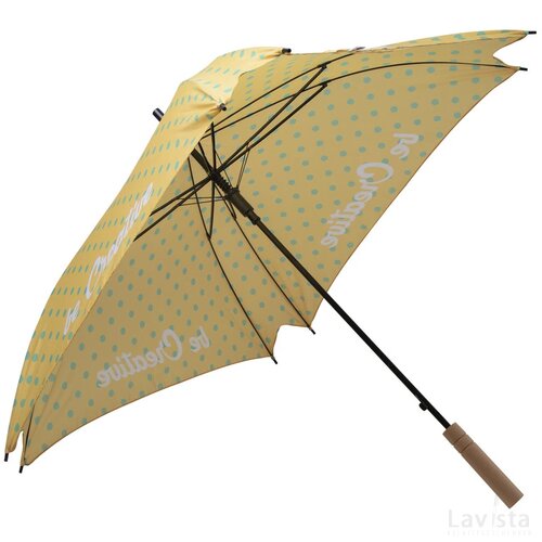 Crearain Square Rpet Custom Made Paraplu Wit