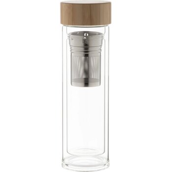 Andina Glazen Thermosfles Naturel
