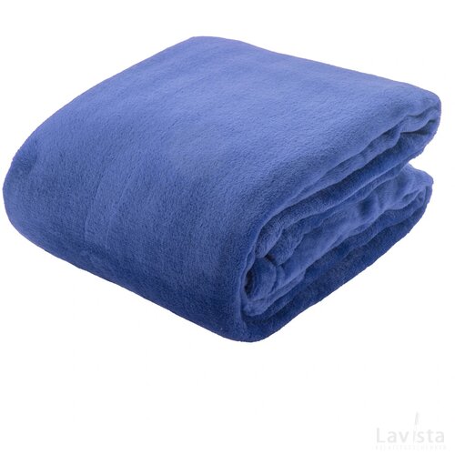 Espoo Flanellen Deken (Kobalt) Blauw