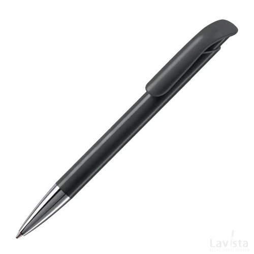 Balpen Atlas hardcolour metal tip zwart