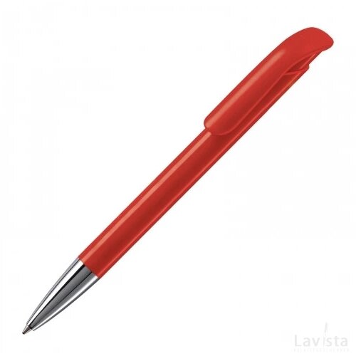 Balpen Atlas hardcolour metal tip rood