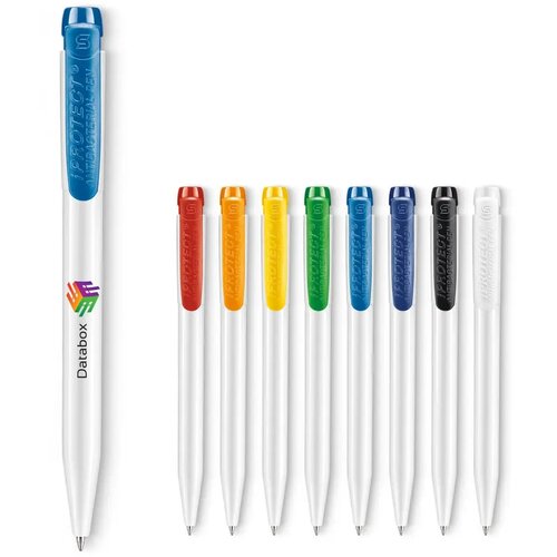 Balpen IProtect Hardcolour Wit – Strak, Stijlvol en Praktisch