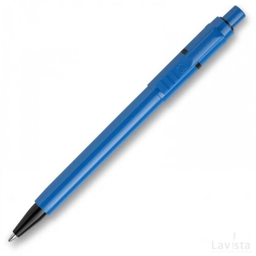 Balpen Baron Extra hardcolour licht blauw / zwart