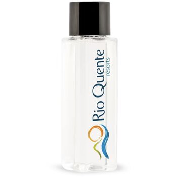 Flesje met douchgel en shampoo (50 ml) Zwart