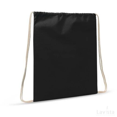 Rugzak OEKO-TEX® katoen 35x45cm zwart