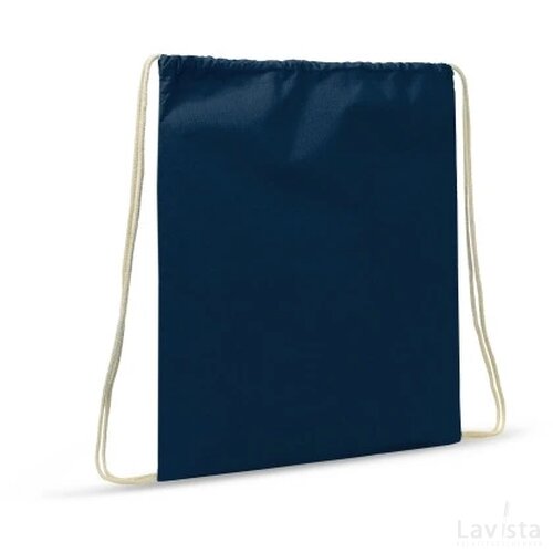 Rugzak OEKO-TEX® katoen 35x45cm donker blauw